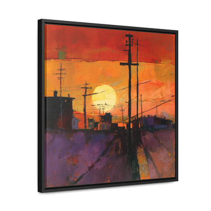 Land of the Sun 68, Valentinii, Gallery Canvas Wraps, Square Frame