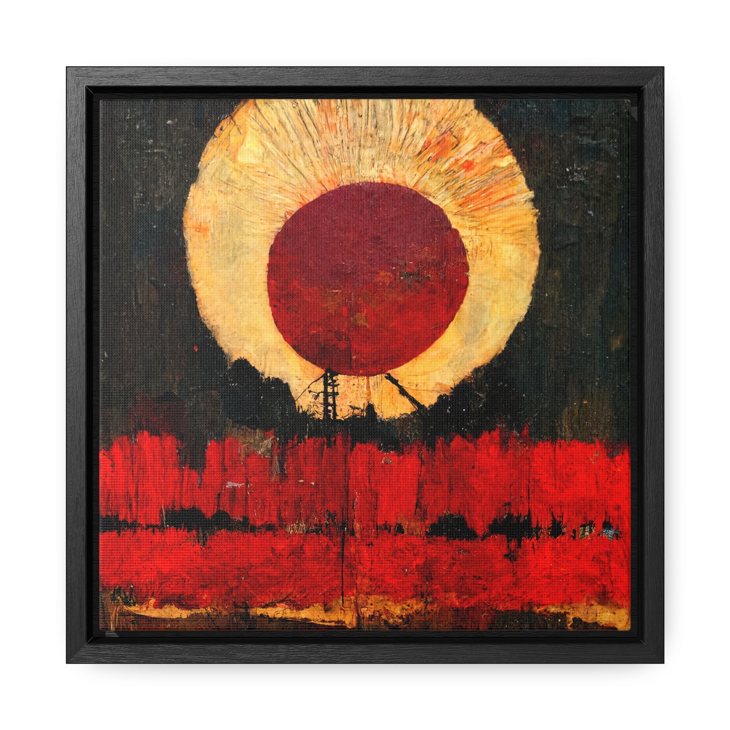 Land of the Sun 28, Valentinii, Gallery Canvas Wraps, Square Frame