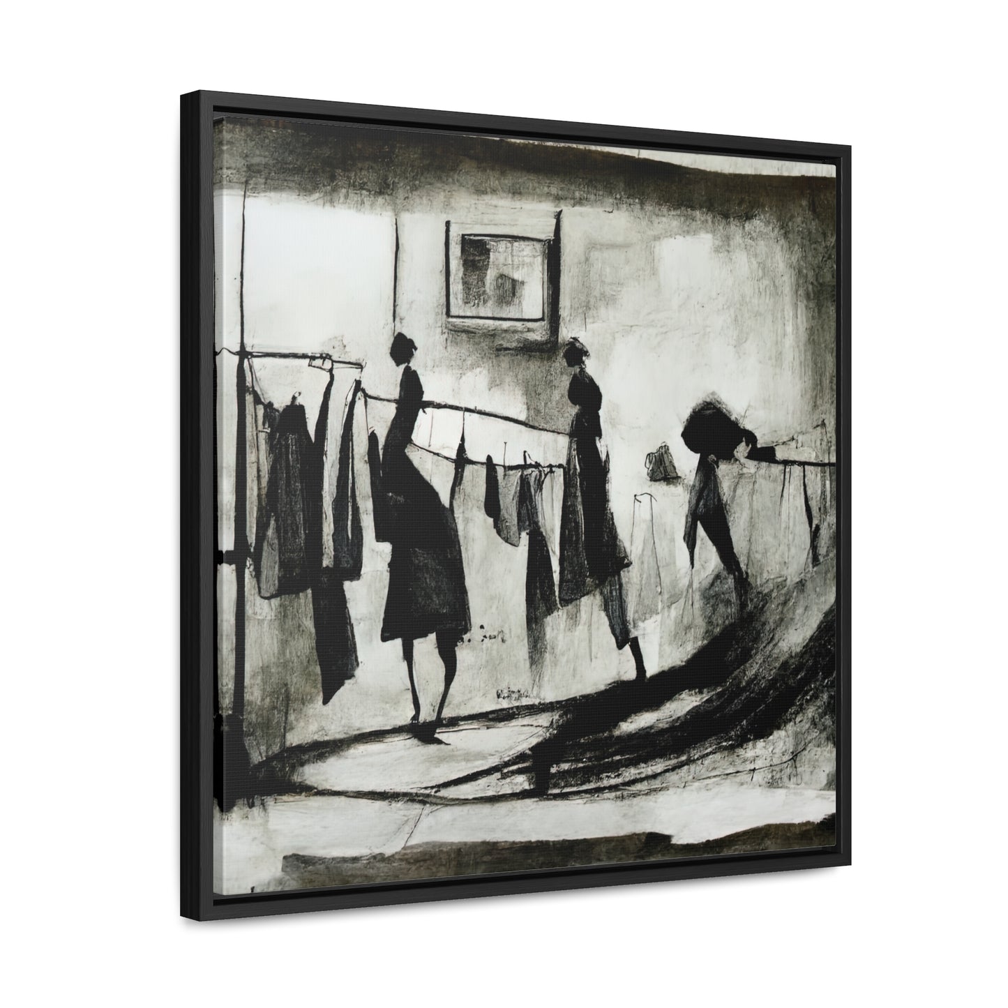 Domestic Memories 9, Valentinii, Gallery Canvas Wraps, Square Frame