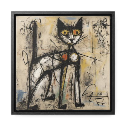 Cat 44, Gallery Canvas Wraps, Square Frame