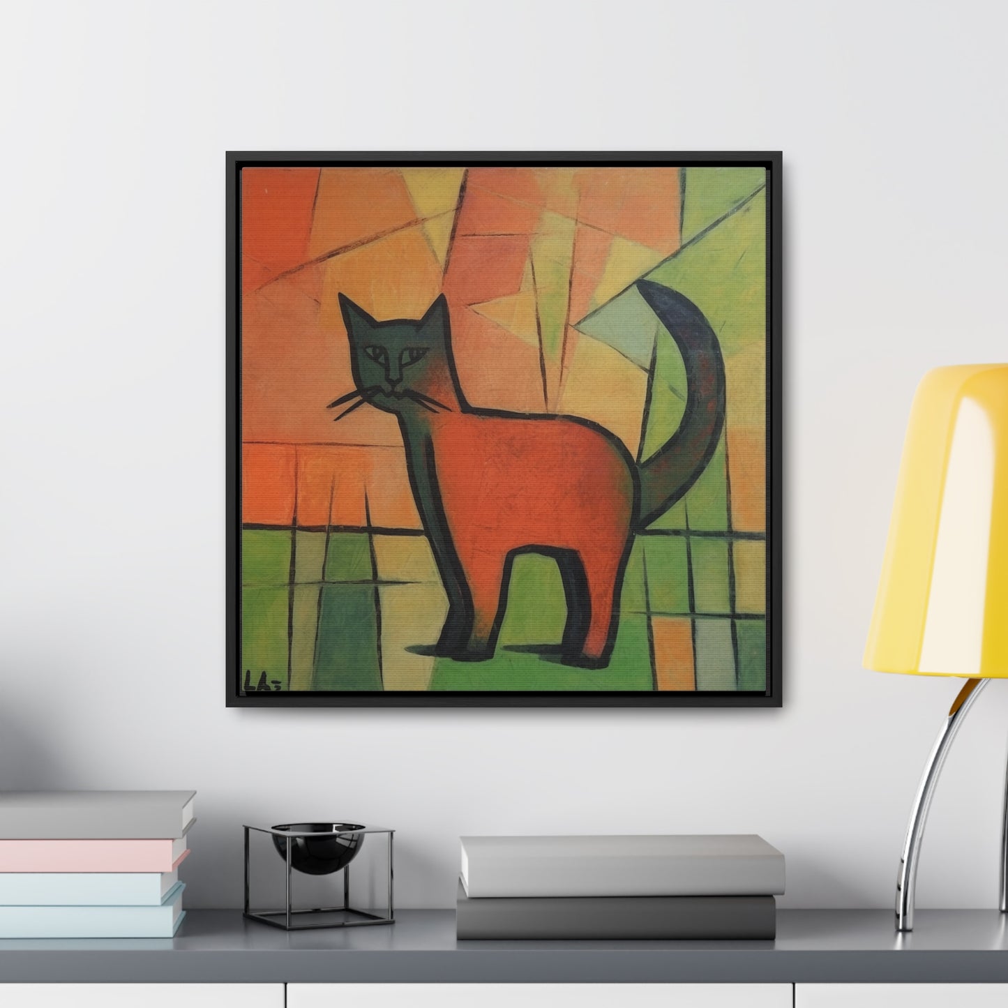 Cat 20, Gallery Canvas Wraps, Square Frame