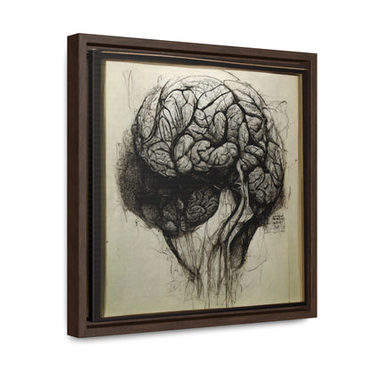 Brain 56, Valentinii, Gallery Canvas Wraps, Square Frame