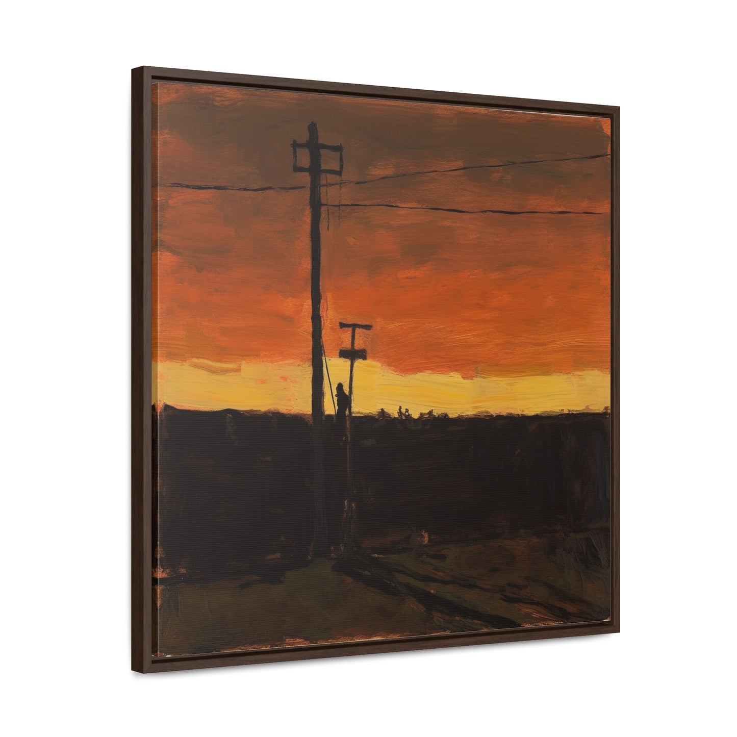 Land of the Sun 65, Valentinii, Gallery Canvas Wraps, Square Frame