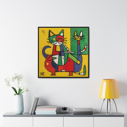 Cat 150, Gallery Canvas Wraps, Square Frame