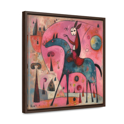 The Dreams of the Child 4, Gallery Canvas Wraps, Square Frame