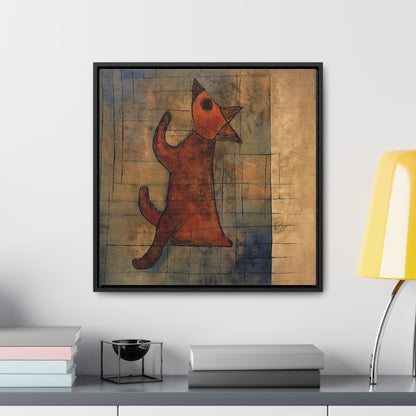 V Dog 3, Gallery Canvas Wraps, Square Frame