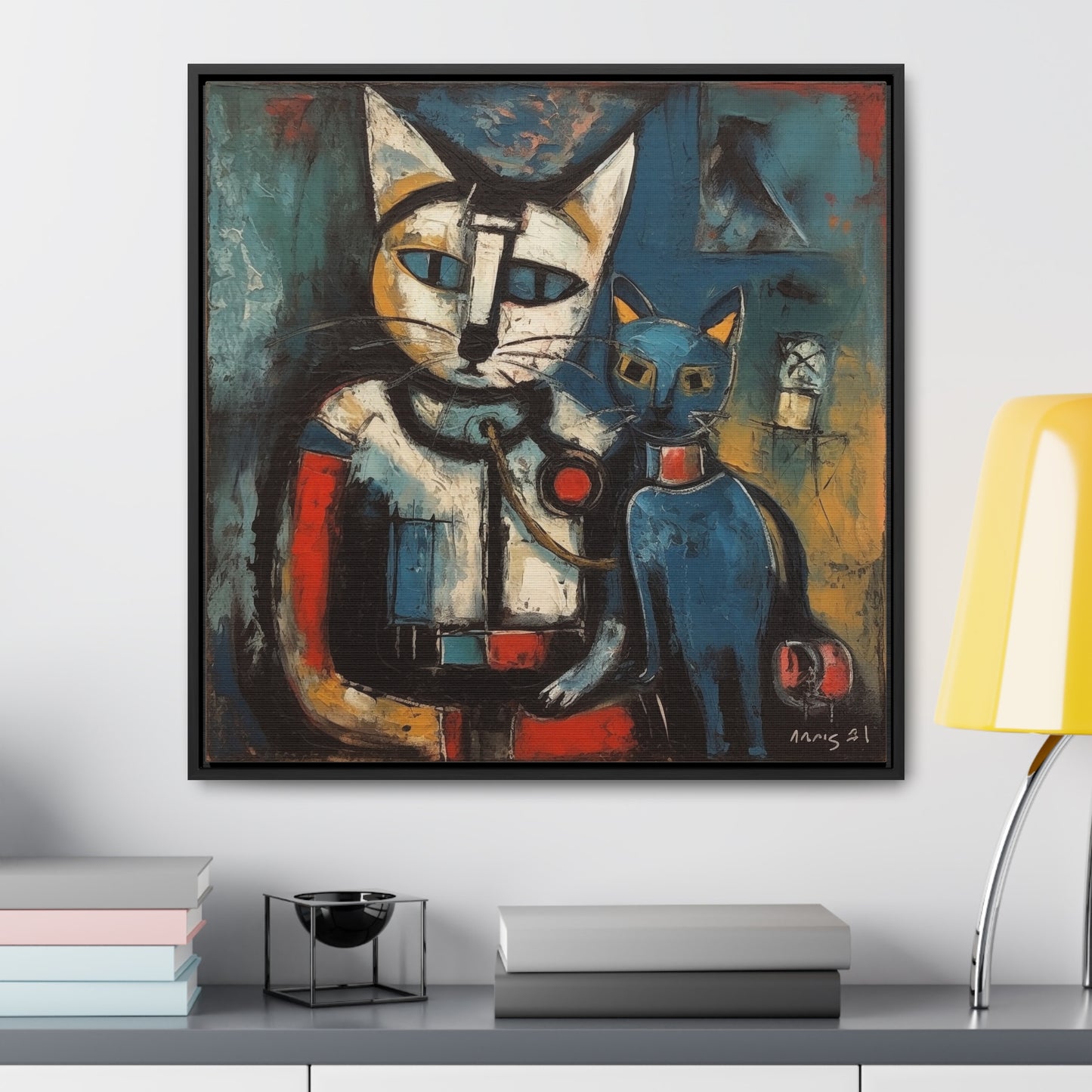 Cat 31, Gallery Canvas Wraps, Square Frame