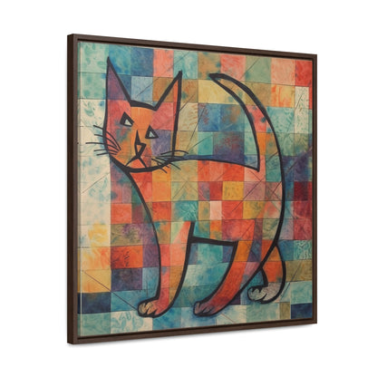 Cat 25, Gallery Canvas Wraps, Square Frame