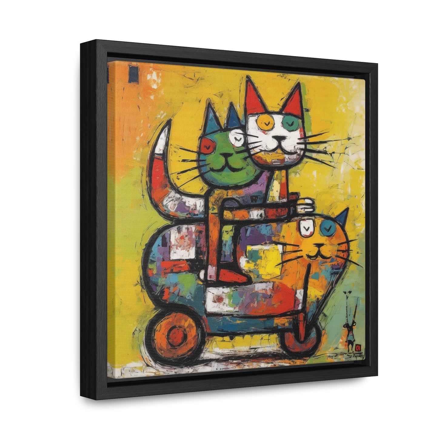 Cat 140, Gallery Canvas Wraps, Square Frame