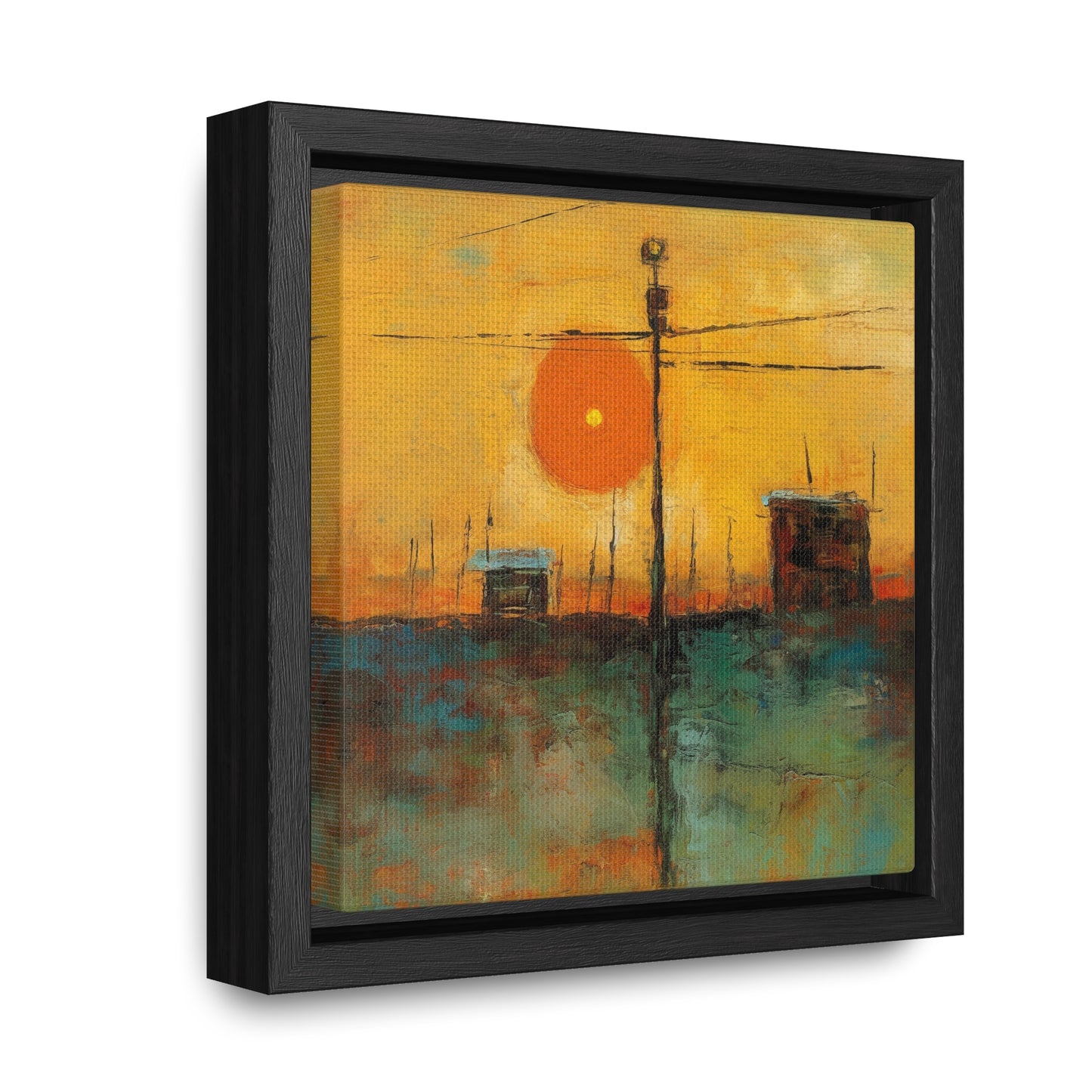 Land of the Sun 58, Valentinii, Gallery Canvas Wraps, Square Frame