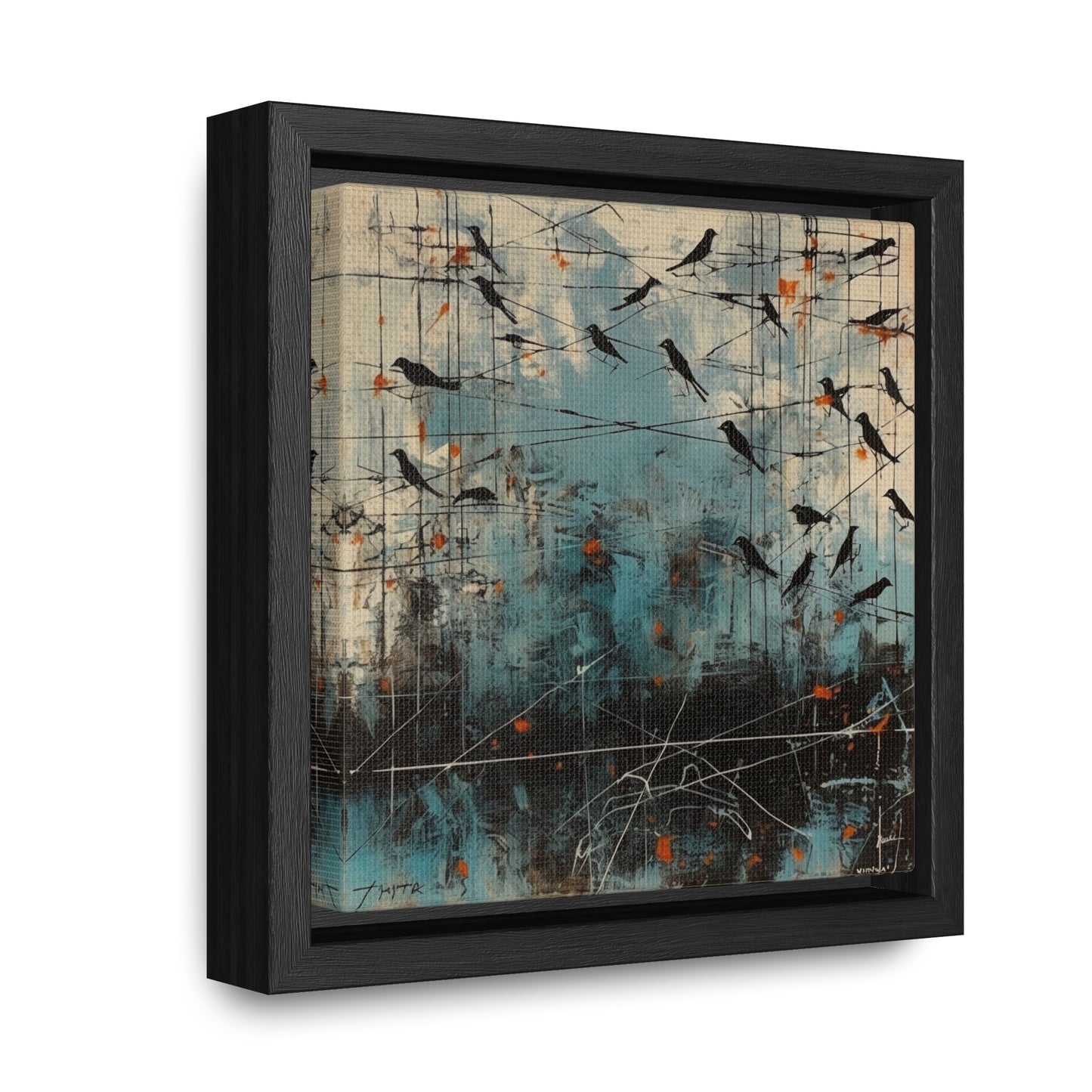 Bird 21, Gallery Canvas Wraps, Square Frame