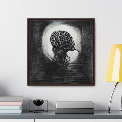 Brain 18, Valentinii, Gallery Canvas Wraps, Square Frame