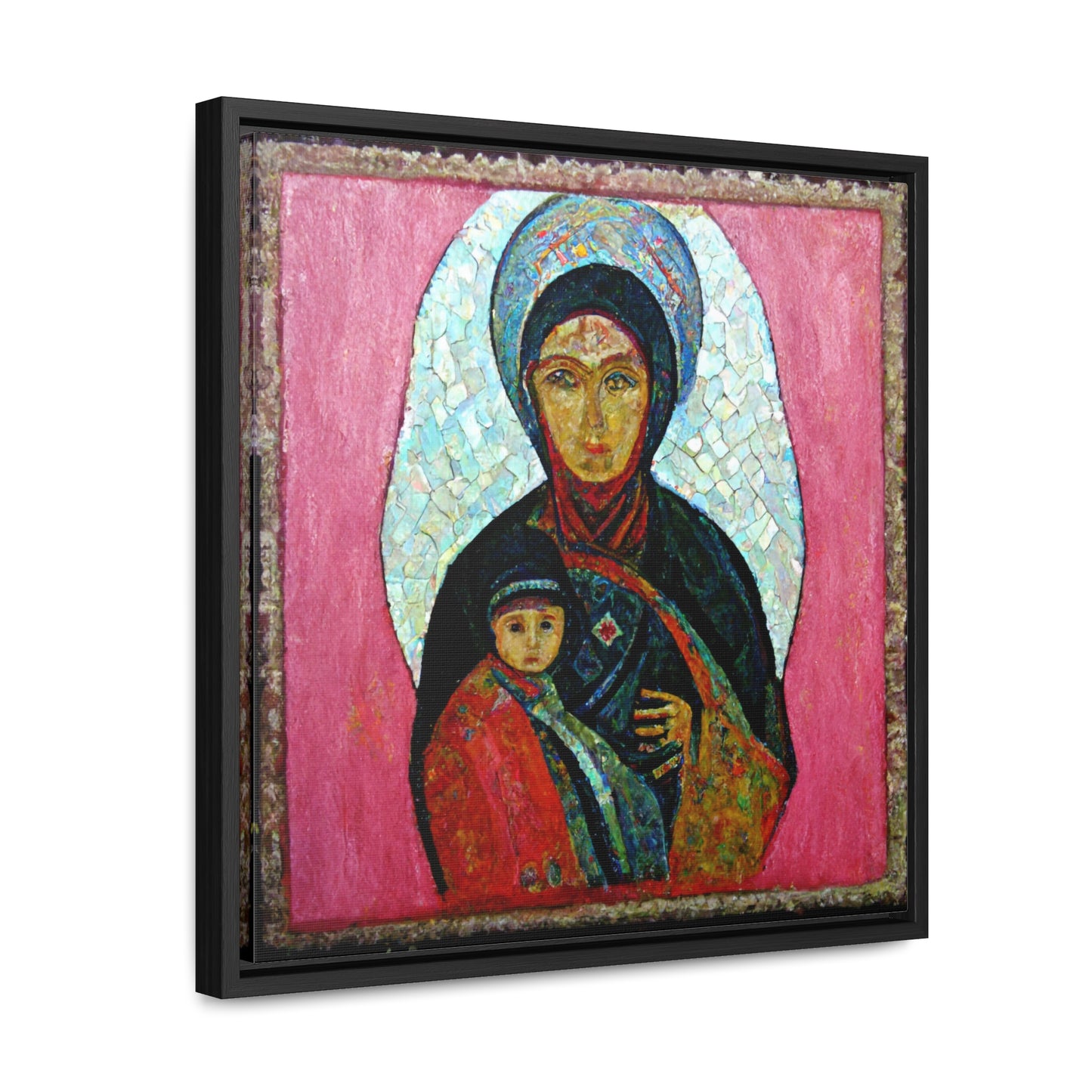 Mary and the Child 22, Valentinii, Gallery Canvas Wraps, Square Frame