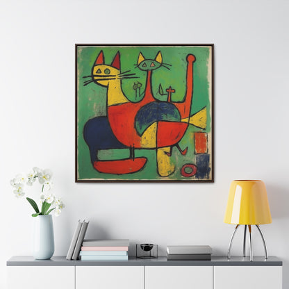 Cat 148, Gallery Canvas Wraps, Square Frame