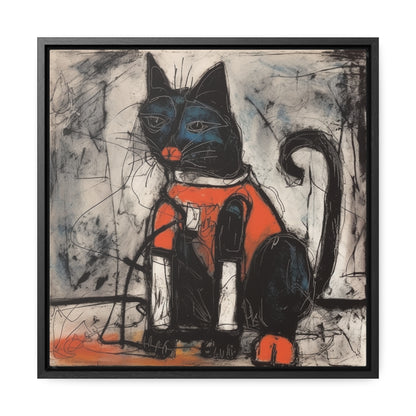 Cat 37, Gallery Canvas Wraps, Square Frame