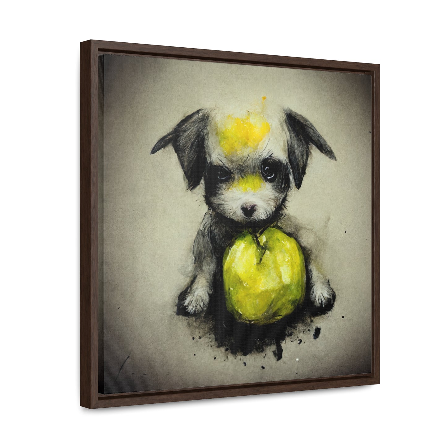 Dogs and Puppies 5, Valentinii, Gallery Canvas Wraps, Square Frame