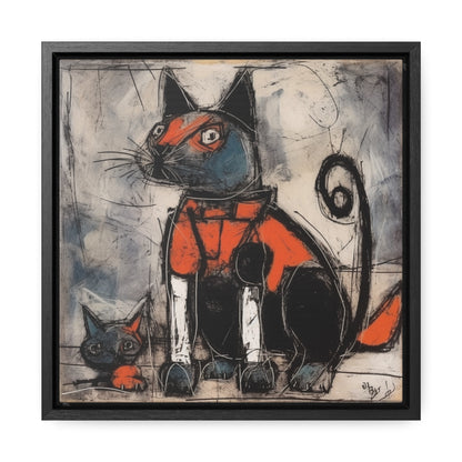 Cat 36, Gallery Canvas Wraps, Square Frame