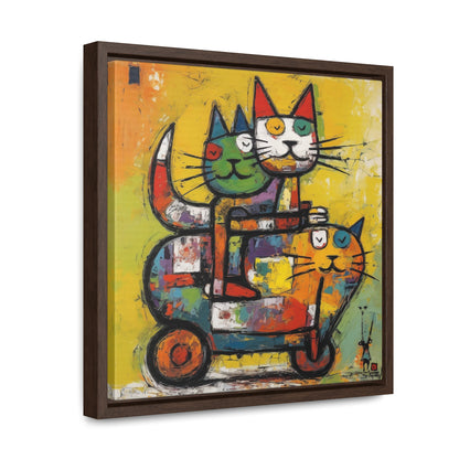 Cat 140, Gallery Canvas Wraps, Square Frame
