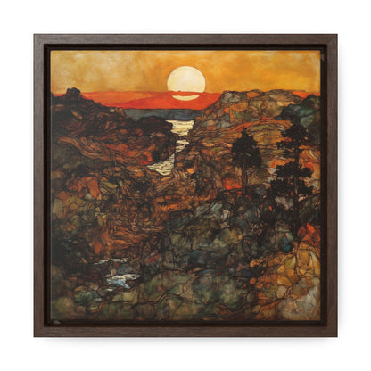 Land of the Sun 47, Valentinii, Gallery Canvas Wraps, Square Frame