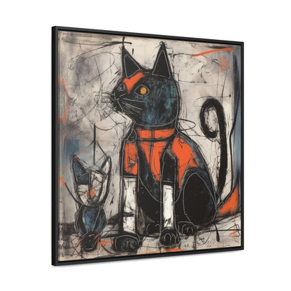 Cat 92, Gallery Canvas Wraps, Square Frame