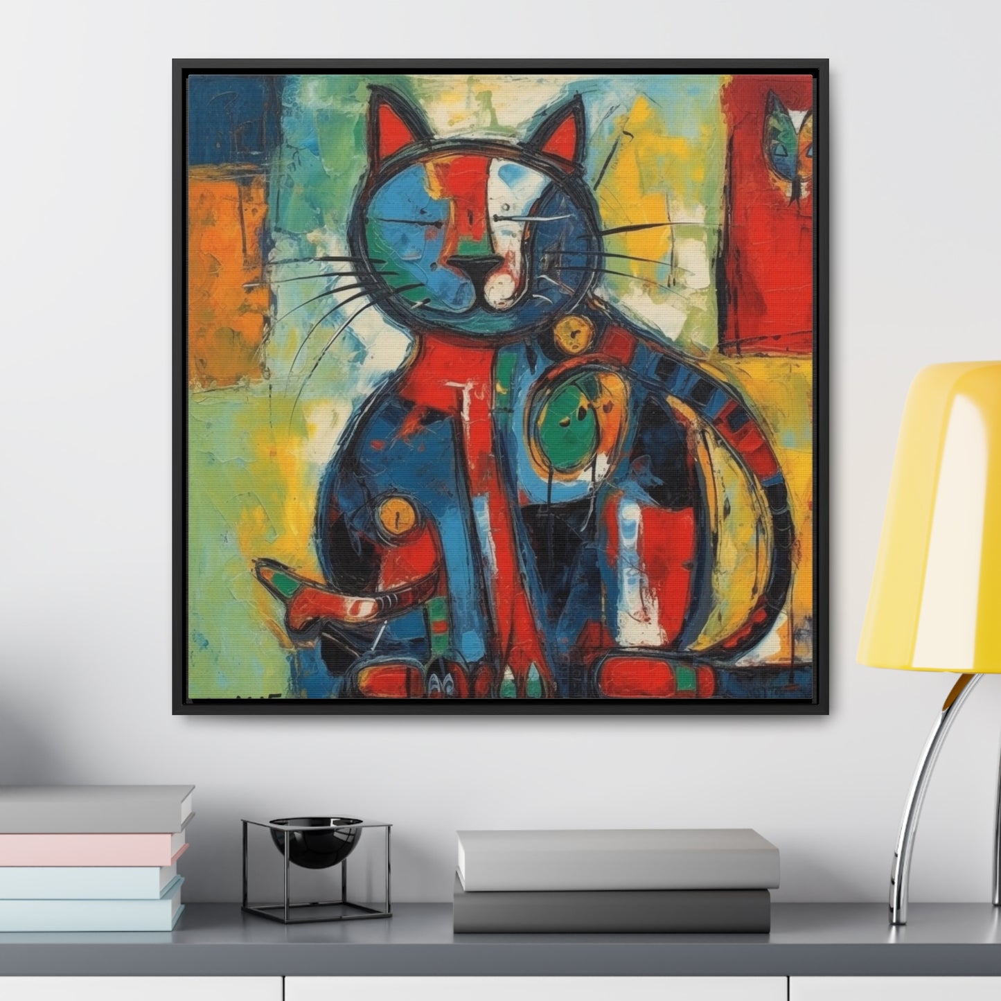 Cat 67, Gallery Canvas Wraps, Square Frame