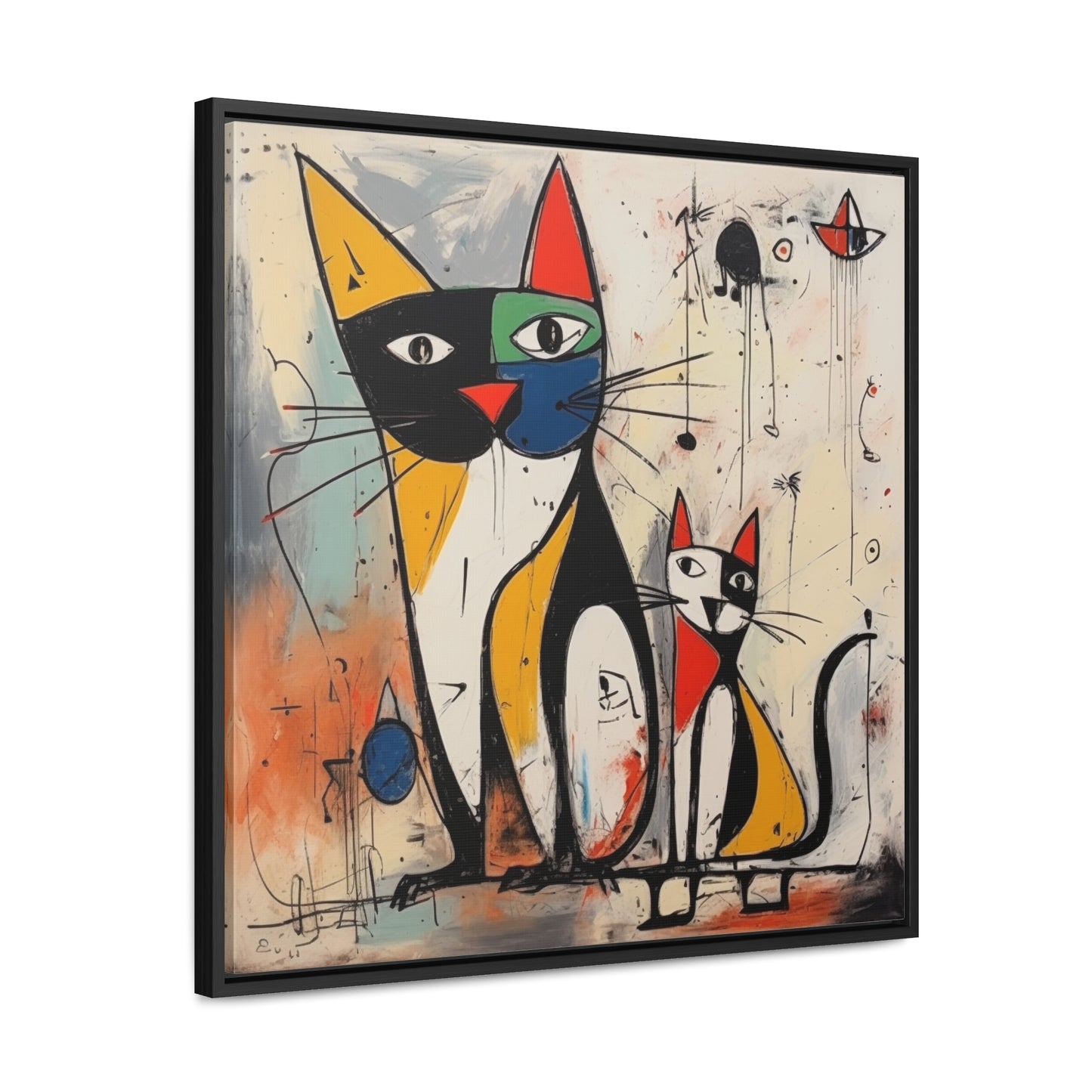 Cat 40, Gallery Canvas Wraps, Square Frame