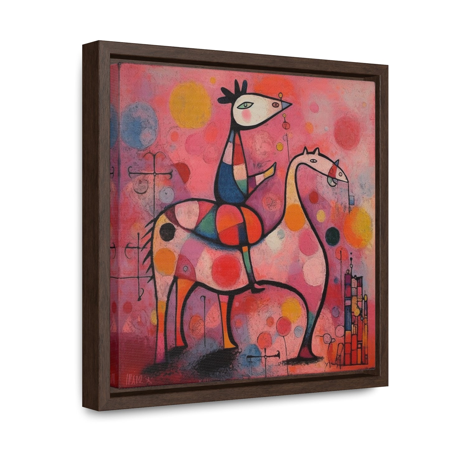 The Dreams of the Child 17, Gallery Canvas Wraps, Square Frame