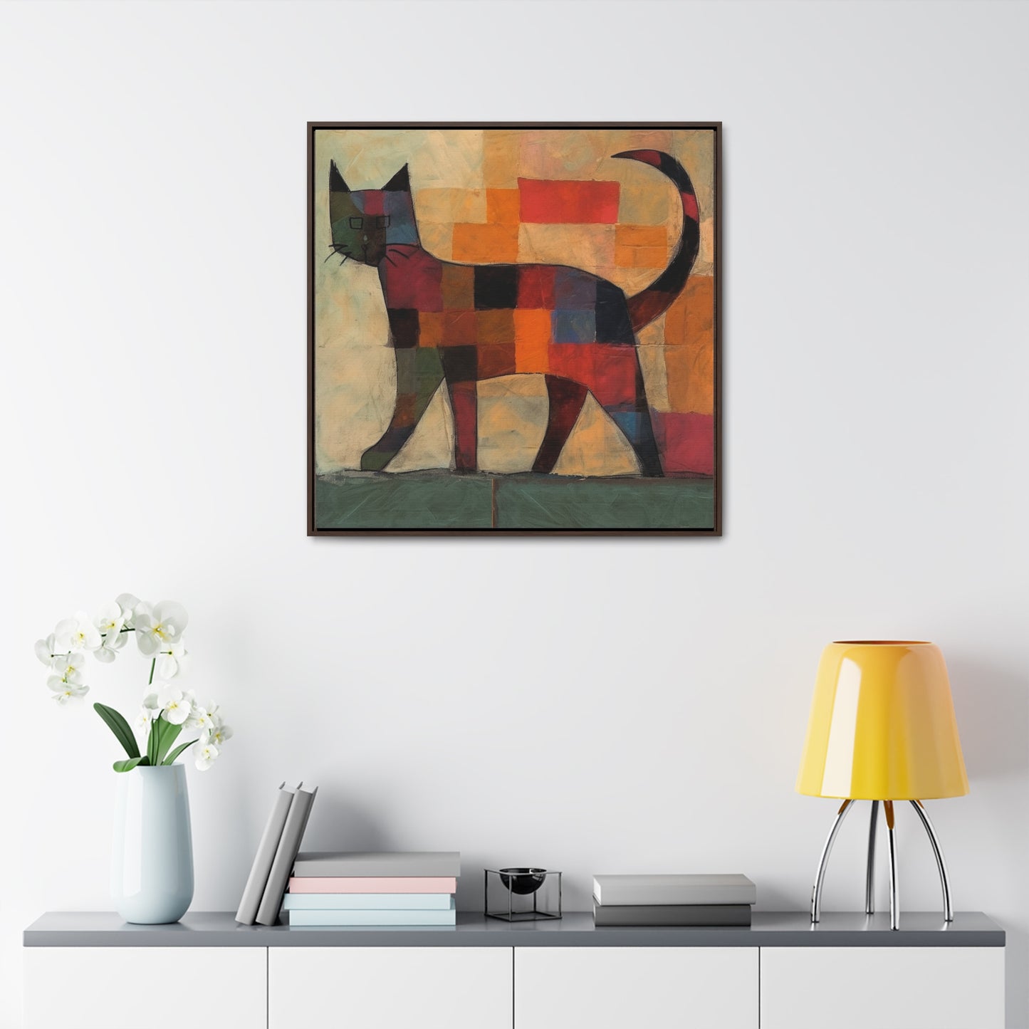 Cat 26, Gallery Canvas Wraps, Square Frame