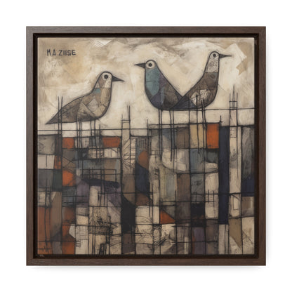 Bird 25, Gallery Canvas Wraps, Square Frame