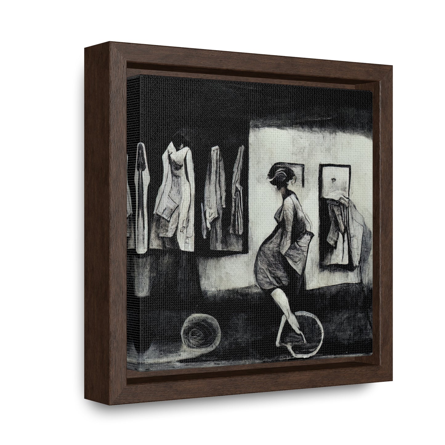 Domestic Memories 43, Valentinii, Gallery Canvas Wraps, Square Frame