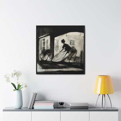 Domestic Memories 27, Valentinii, Gallery Canvas Wraps, Square Frame