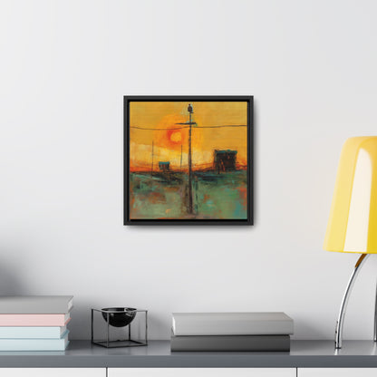 Land of the Sun 55, Valentinii, Gallery Canvas Wraps, Square Frame