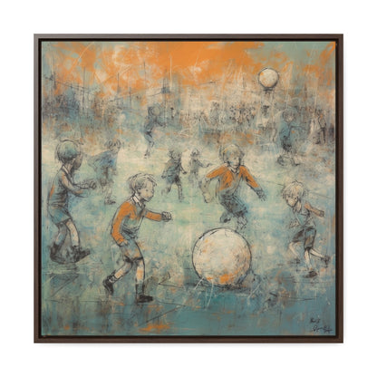 Childhood 35, Gallery Canvas Wraps, Square Frame