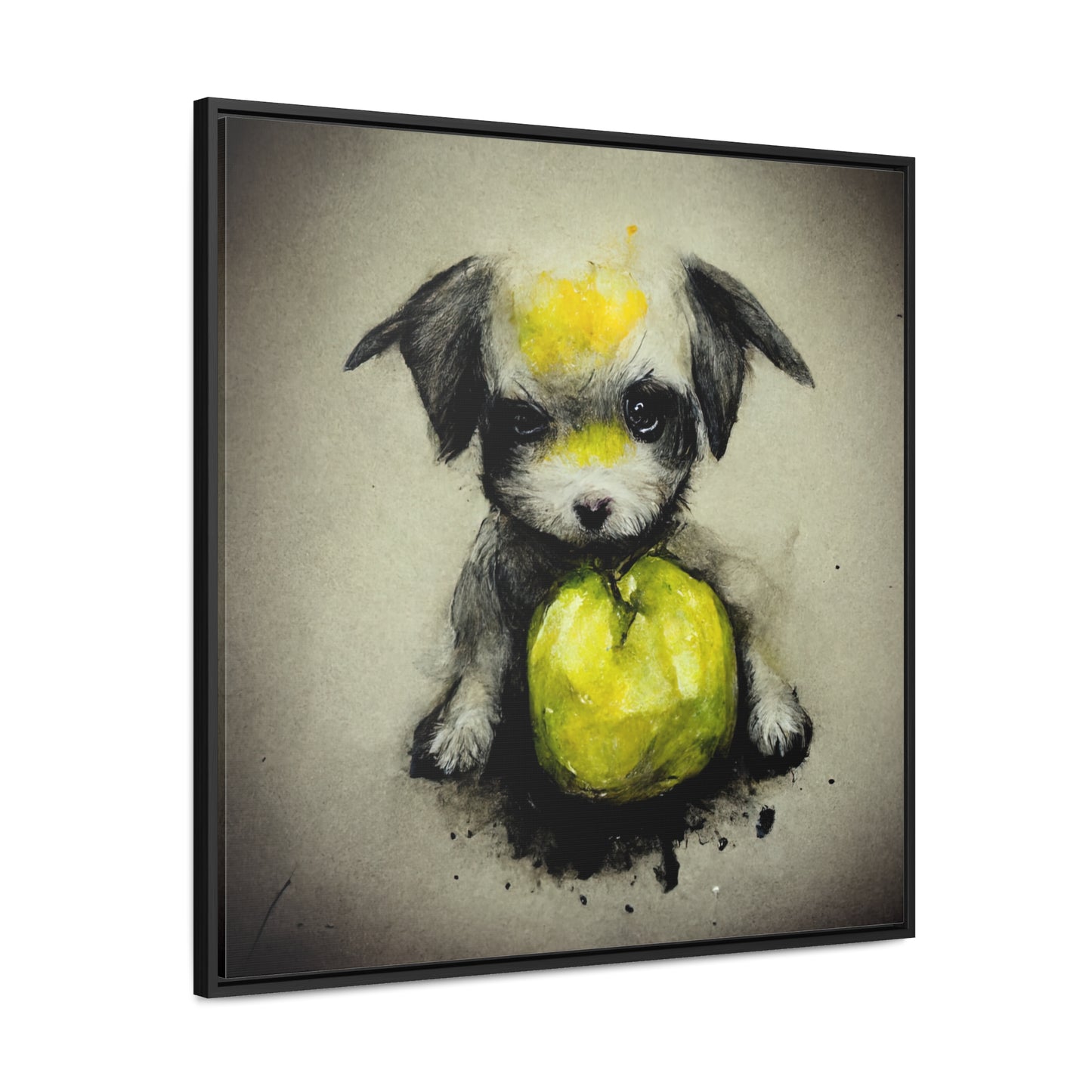 Dogs and Puppies 5, Valentinii, Gallery Canvas Wraps, Square Frame