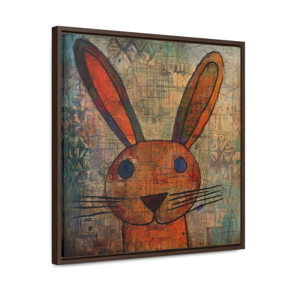 Rabbit 9, Gallery Canvas Wraps, Square Frame