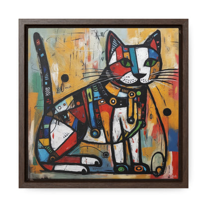 Cat 93, Gallery Canvas Wraps, Square Frame