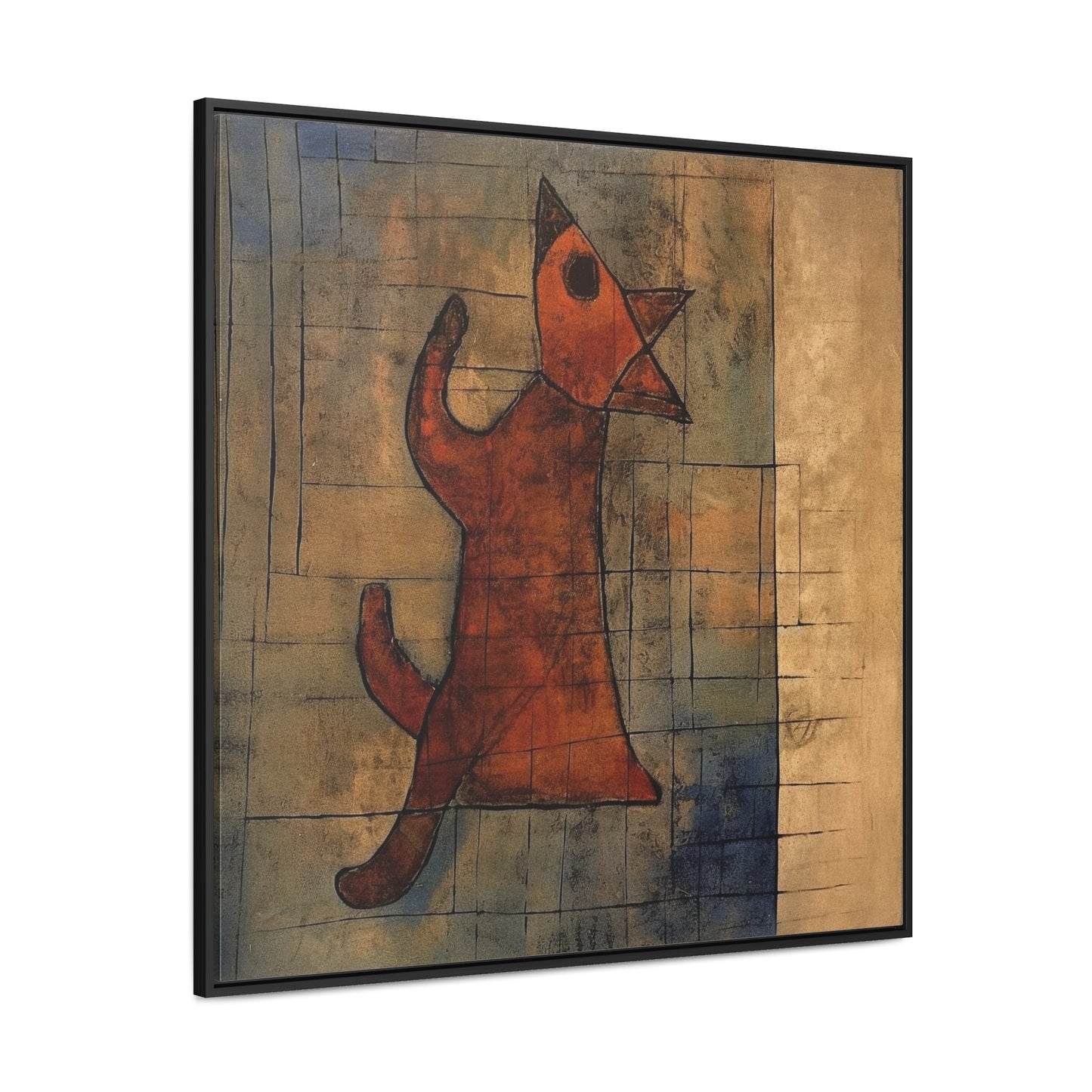 V Dog 3, Gallery Canvas Wraps, Square Frame