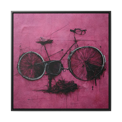 Bicycle 4, Valentinii, Gallery Canvas Wraps, Square Frame