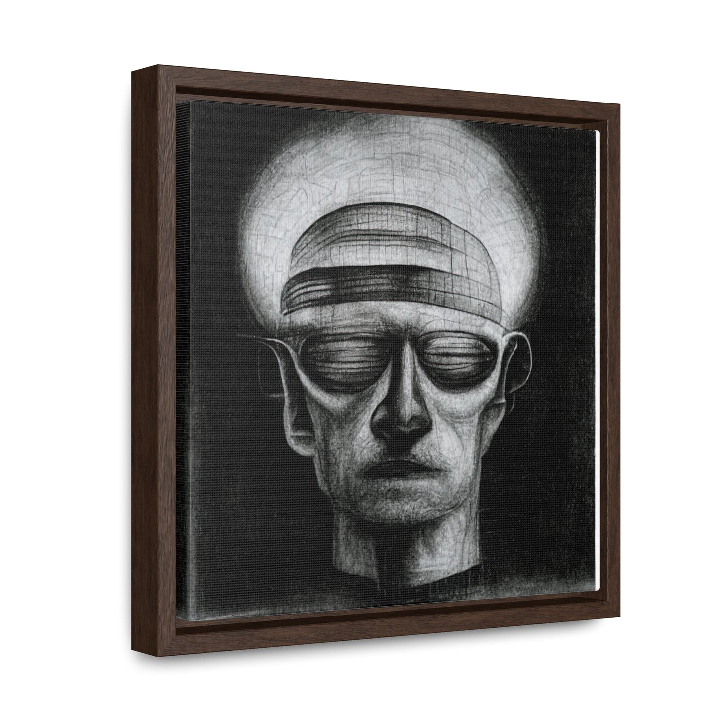 Brain 12, Valentinii, Gallery Canvas Wraps, Square Frame