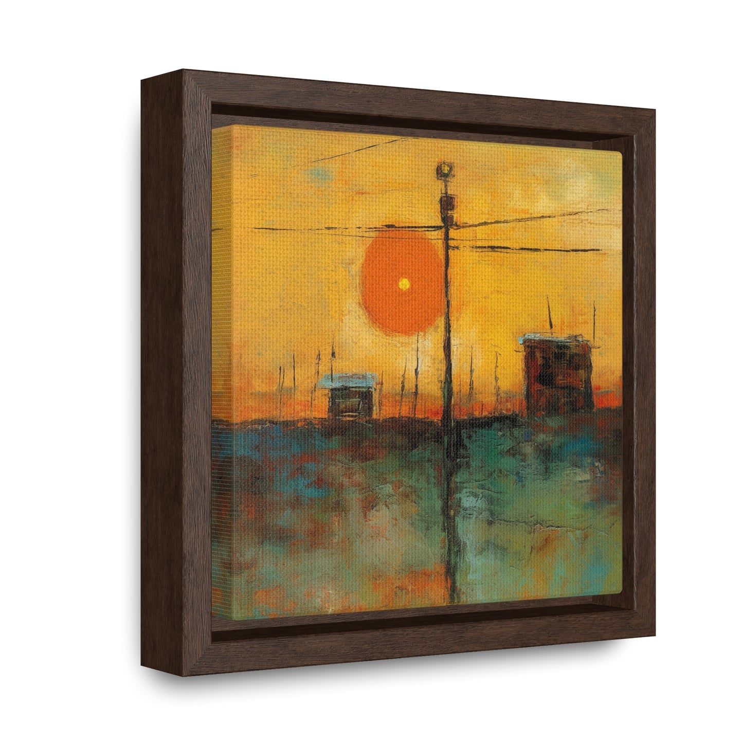 Land of the Sun 58, Valentinii, Gallery Canvas Wraps, Square Frame