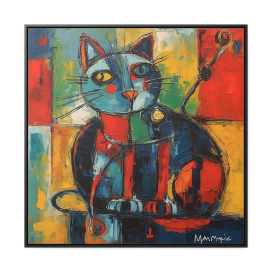 Cat 65, Gallery Canvas Wraps, Square Frame