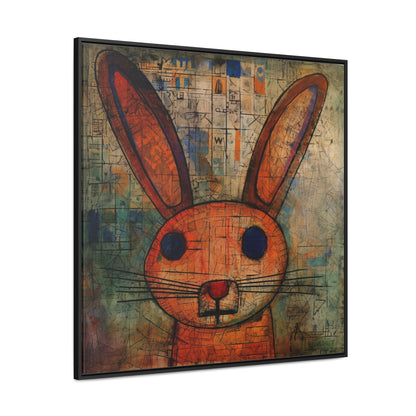 Rabbit, Gallery Canvas Wraps, Square Frame