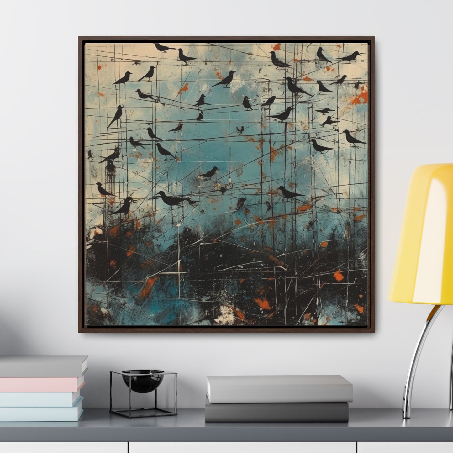 Bird 32, Gallery Canvas Wraps, Square Frame