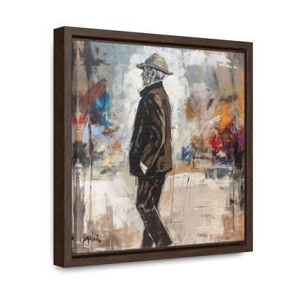 Sad Man 13, Valentinii, Gallery Canvas Wraps, Square Frame