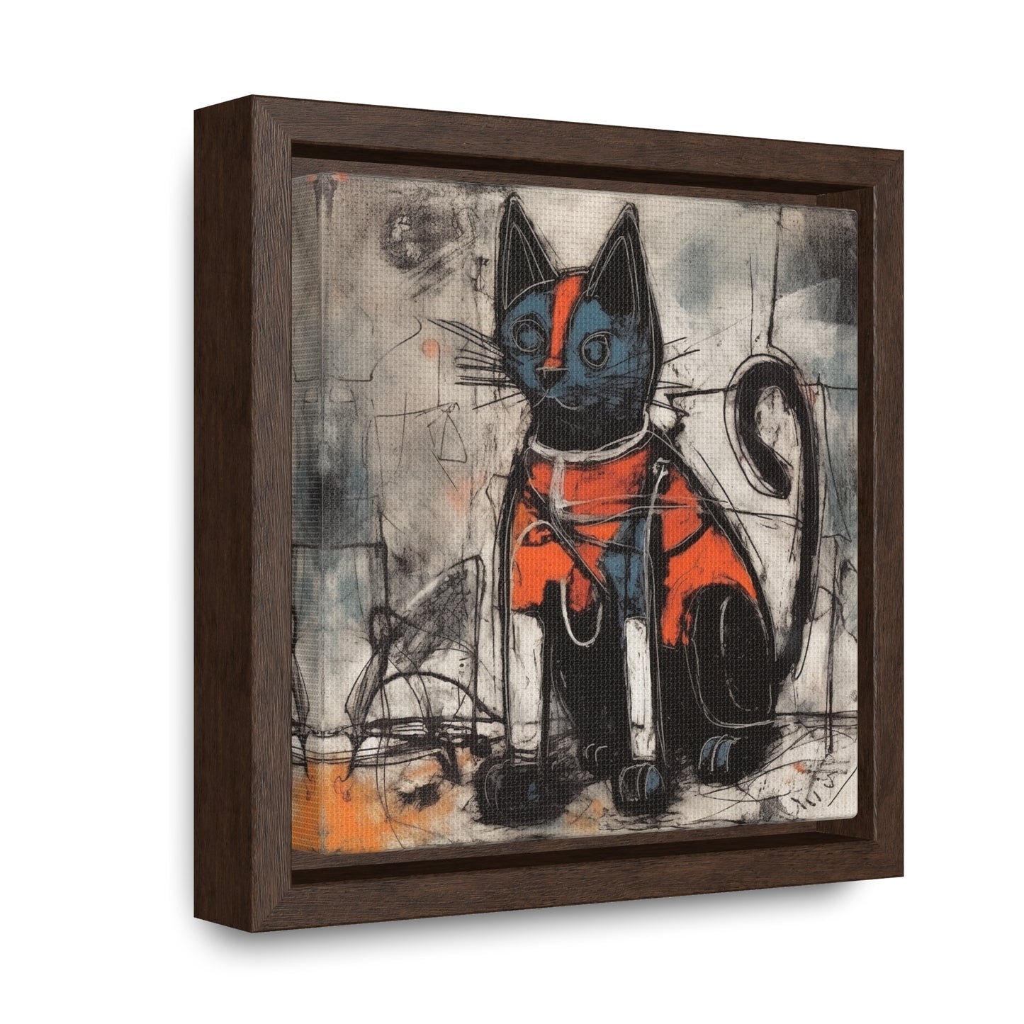 Cat 27, Gallery Canvas Wraps, Square Frame