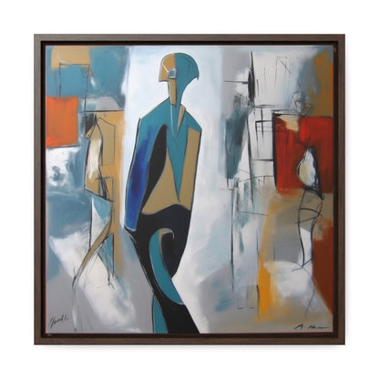 Sad Man 23, Valentinii, Gallery Canvas Wraps, Square Frame