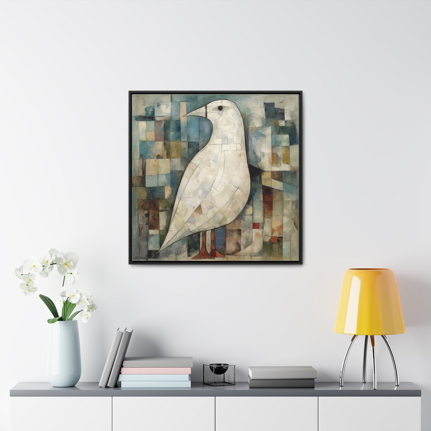 Bird 15, Gallery Canvas Wraps, Square Frame