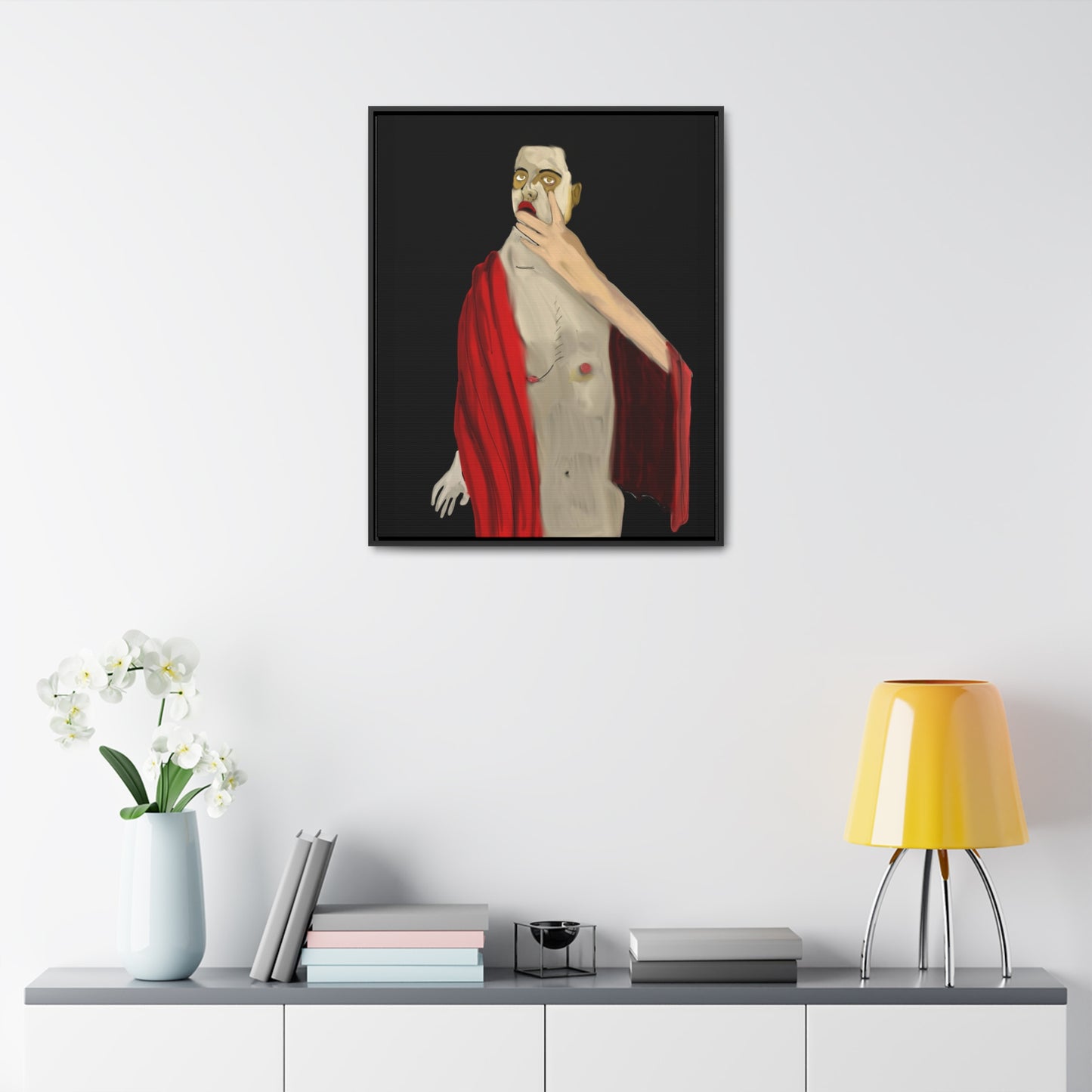 Among Tired Blinks, Original Eduard Pavel, Gallery Canvas Wraps, Vertical Frame