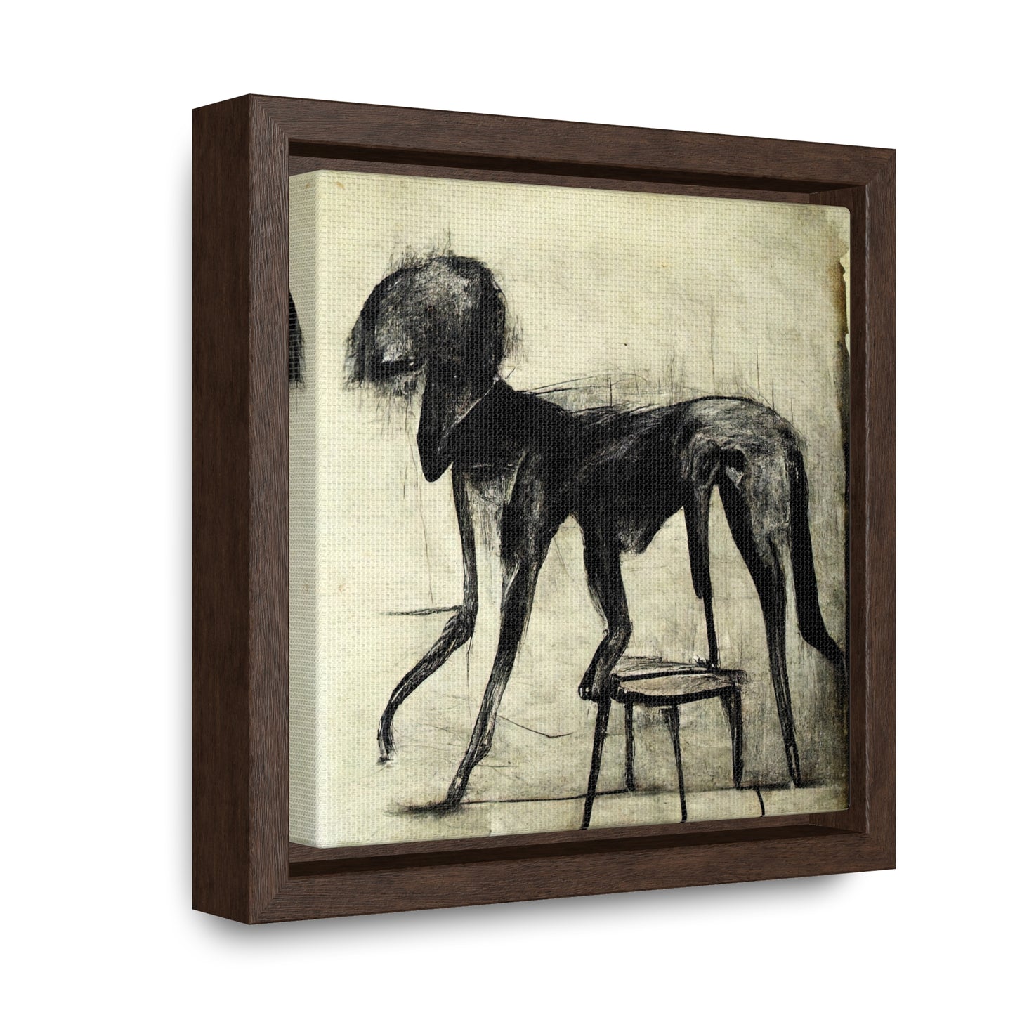 Dogs and Puppies 25, Valentinii, Gallery Canvas Wraps, Square Frame