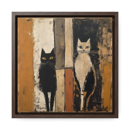 Cat 9, Gallery Canvas Wraps, Square Frame